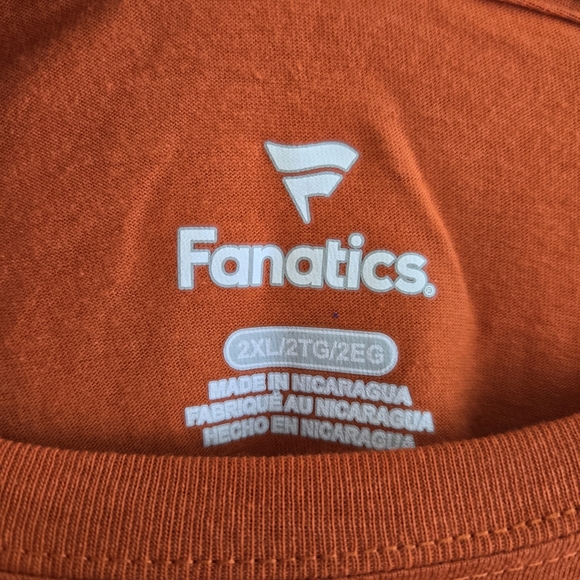 Fanatics Men's Orange NFL BroncosT-Shirt 2XL NWT - Picture 2 of 4